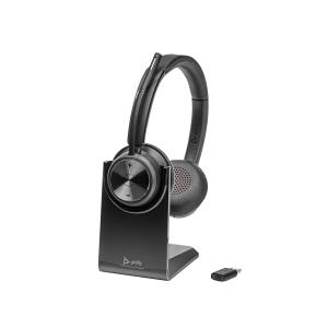 Poly Savi 7320 UC - Stereo - Dect / Bluetooth - w/Stand