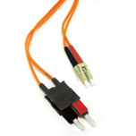 Patch Cable Fiber Optic Mmf Duplex Lszh Lc / Sc 62.5/125 10m