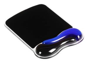 Duo Gel Mouse Wristrest Wave Blue / Black