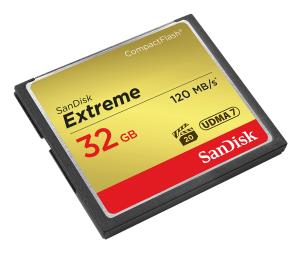 SanDisk Extreme Compact Flash 120mb/s 32GB