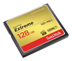 SanDisk Extreme Compact Flash 120mb/s 128GB