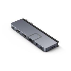 Hyper Drive Duo Pro 7-in-2 USB-c Hub - Grey